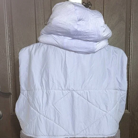 Free People Adventure Awaits Fleece Coat in Shark Combo - Picture 4 of 5